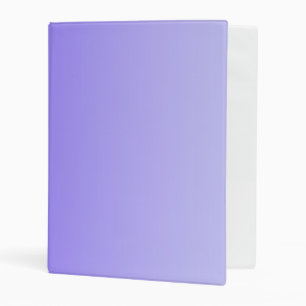 Soft Gradients Colors - violet + your ideas Mini Binder