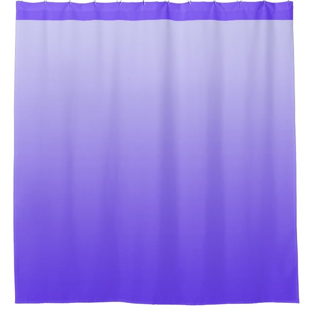 Soft Gradients Colors - violet + your ideas Shower Curtain (Front)