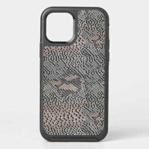 Soft Gray and Pink Snake Skin OtterBox iPhone Case