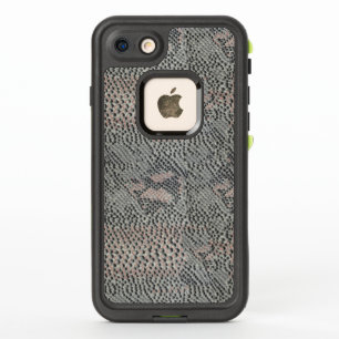 Soft Gray and Pink Snake Skin Pattern