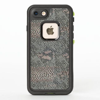 Soft Gray and Pink Snake Skin Pattern