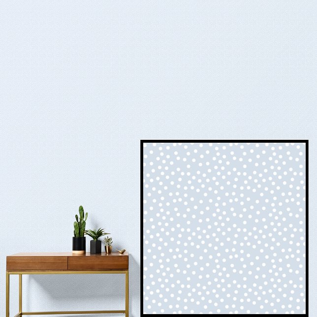 Soft Gray Blue with Light White Spots Circles Wallpaper (Creator Uploaded)