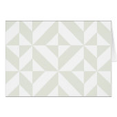 Soft Gray Geometric Art Deco (Front Horizontal)