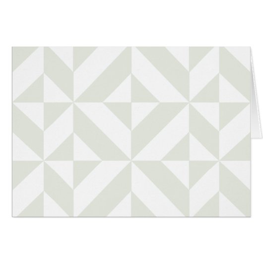Soft Gray Geometric Art Deco (Front Horizontal)