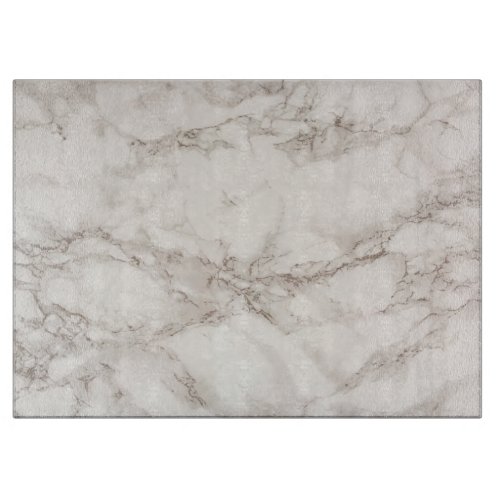 Soft Gray Marble Design Cutting Board