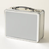 Grey Marble Personalized Lunch Box, Zazzle