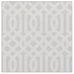 Soft Gray Trellis Fabric