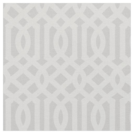 Soft Gray Trellis Fabric