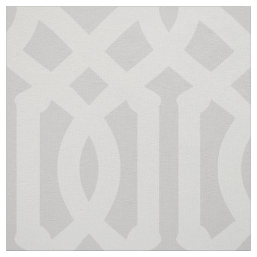 Soft Gray Trellis Large Scale Fabric