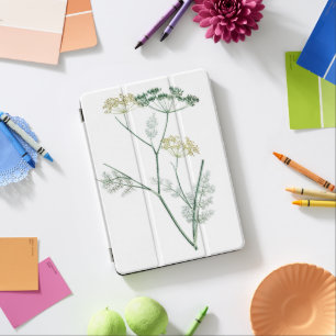 Soft Green Botanical IV iPad Pro Cover