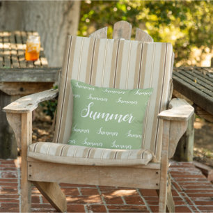 Soft Green Decorator Outdoor Pillow