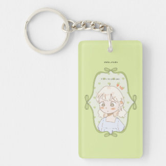 Soft Green  Keychain