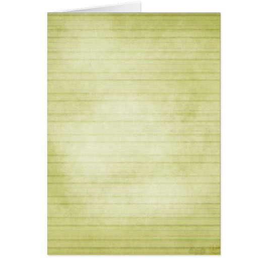 Soft Green Stripes Cards (Front)