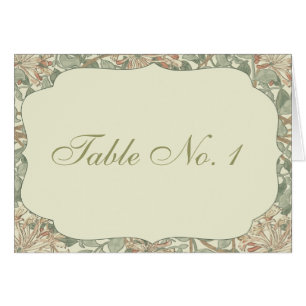 Soft Green Vintage William Morris Honeysuckle Cards