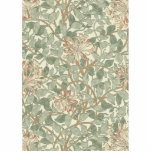 Soft Green Vintage William Morris Honeysuckle Cutout<br><div class="desc">William Morris Classic - the vintage honeysuckle pattern from the 1800s that is all about soft sweet country design. For soft vintage decor and also for wedding stationery.</div>