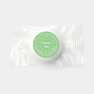 Soft Green Wedding White Names Details Chic Life Saver® Mints