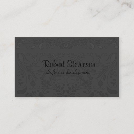 Customizable Soft Grey Business Cards