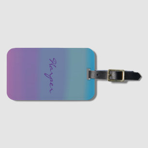  Soft Hazy Pretty Colorful Girls Luggage Tag