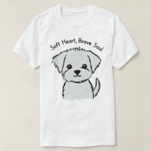 Soft Heart Brave Soul Puppy T-Shirt
