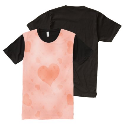 soft hearts C All-Over-Print T-Shirt