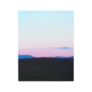 Soft Horizon Metal Print