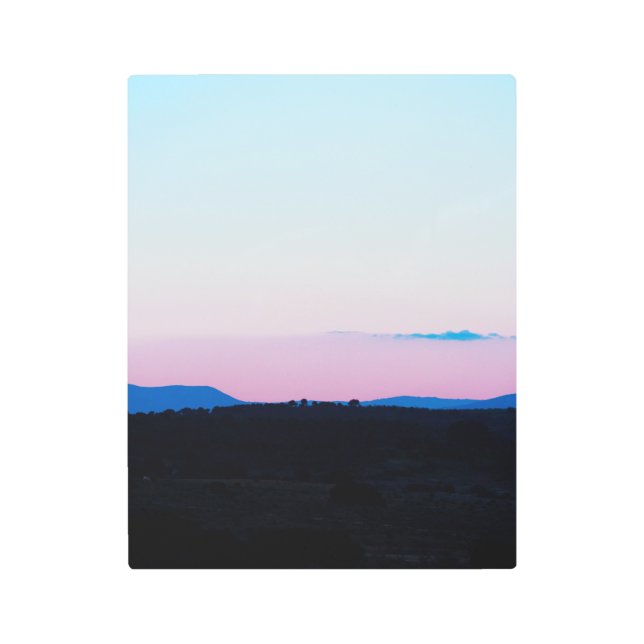Soft Horizon Metal Print (Front)