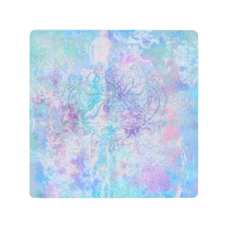 Soft Hues of Blues III Abstract Motif Texture Look
