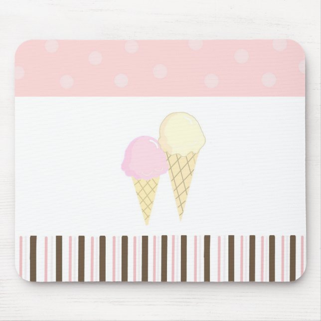 Soft Ice Cream Mouse Pad (Front)