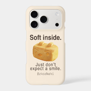 Soft Inside: Iron T Pineapple Cake Funny Quote Art iPhone 17 Pro Case