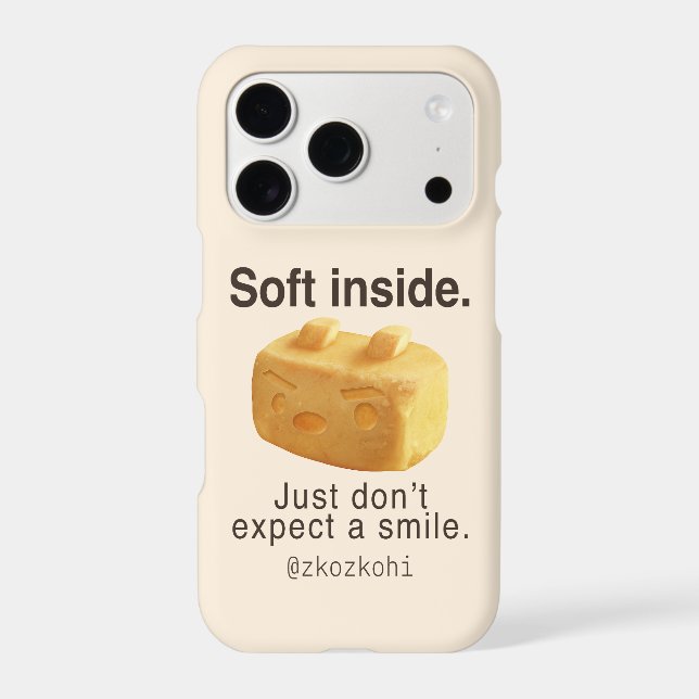 Soft Inside: Iron T Pineapple Cake Funny Quote Art Case-Mate iPhone Case (Back)