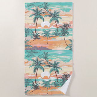 Soft Island Horizon Beach Towel
