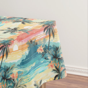 Soft Island Horizon Tablecloth