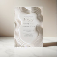 Soft ivory flowing wedding