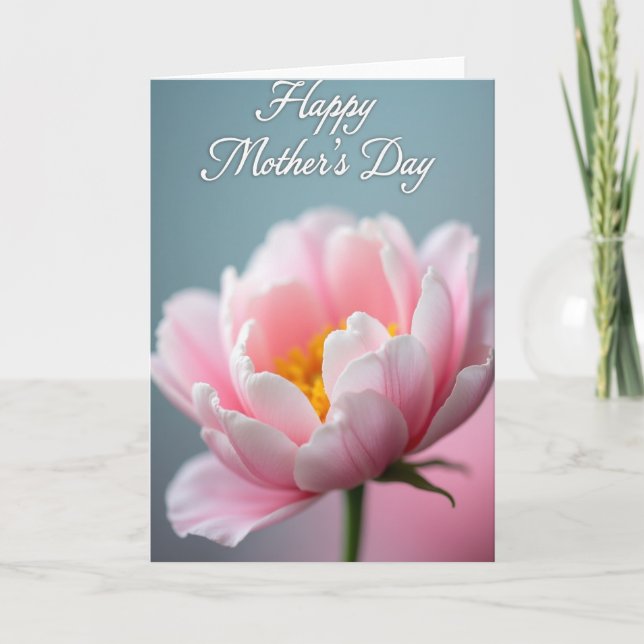 Soft Lavender Bloom Card (Front)