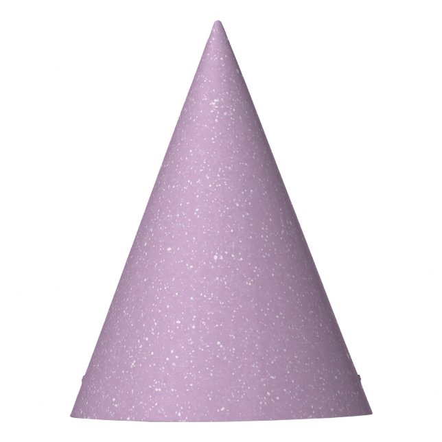 Soft Lavender Party Hat - Customizable & Elegant (Front)