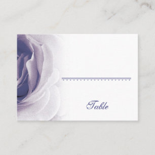 Soft Lavender Rose Place Card - Wedding Party