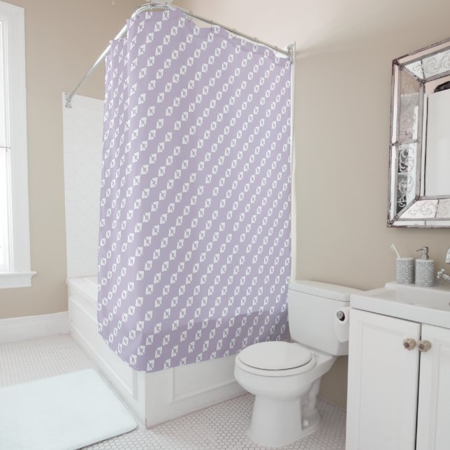 Soft Lavender Shower Curtain (In Situ)