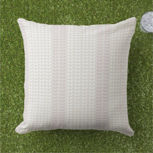 Soft Lavender Stripe Throw Pillow