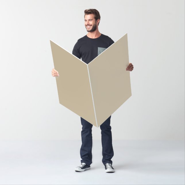 Soft Light Beige Background – Wedding Design Card (In Situ)