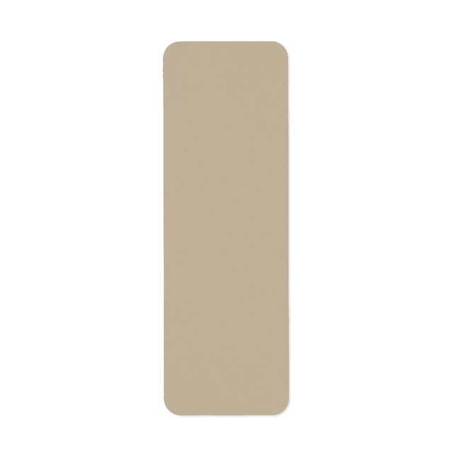 Soft Light Beige Background – Wedding Design Label (Front)