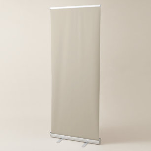 Soft Light Beige Background – Wedding Design Retractable Banner