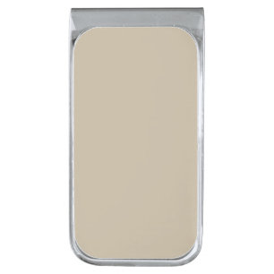 Soft Light Beige Background – Wedding Design Silver Finish Money Clip