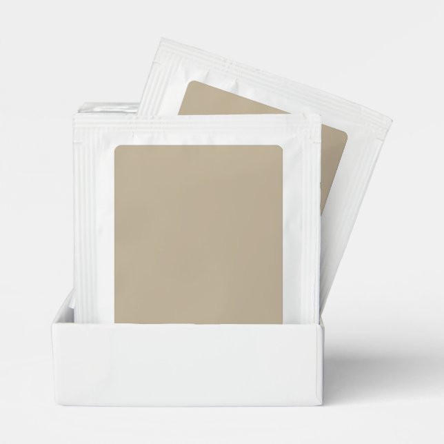 Soft Light Beige Background – Wedding Design Tea Bag Drink Mix (Pair)