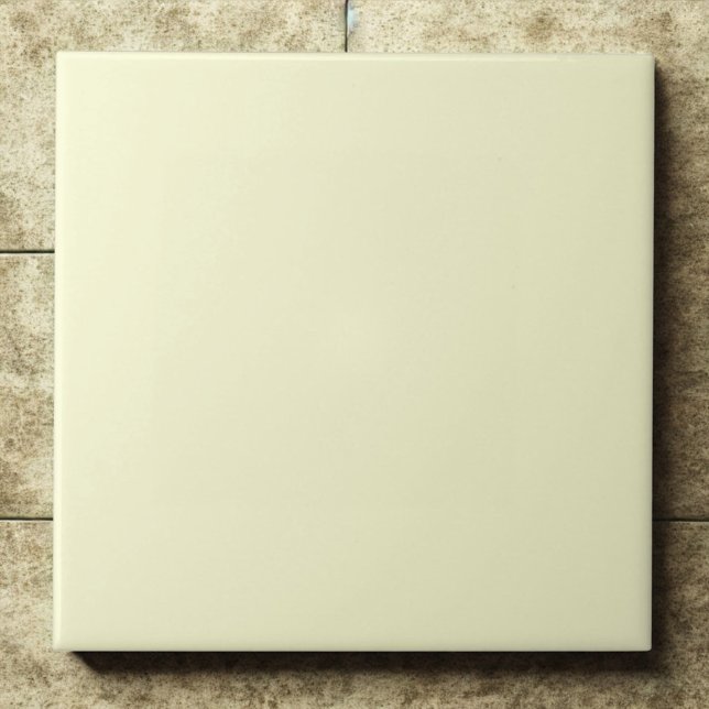 Soft Light Goldenrod #fafad2 Dream Ceramic Tile (Creator Uploaded)