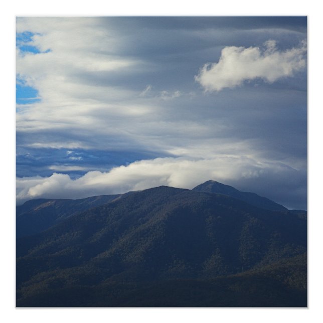 Soft Light Over Mount Bogong Poster (Front)
