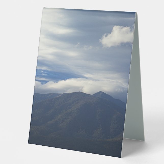 Soft Light Over Mount Bogong Table Tent (Front)