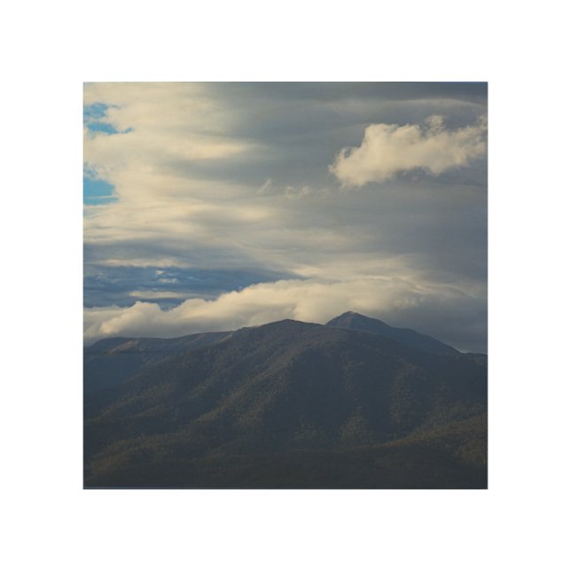 Soft Light Over Mount Bogong Wood Wall Art (Front)