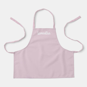 Soft Light Pink Personalized Apron