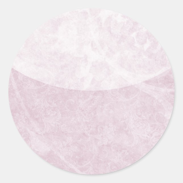 Soft Light Purple Floral Background Stickers (Front)