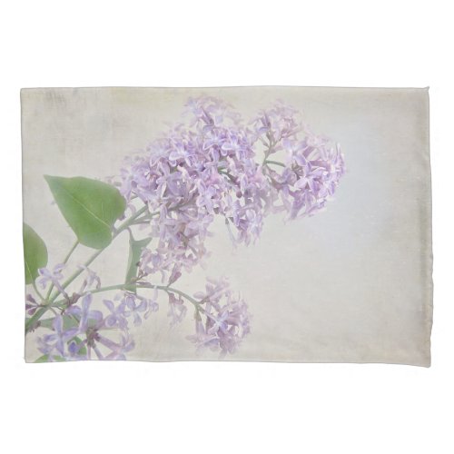 soft lilac bouquet pillowcase